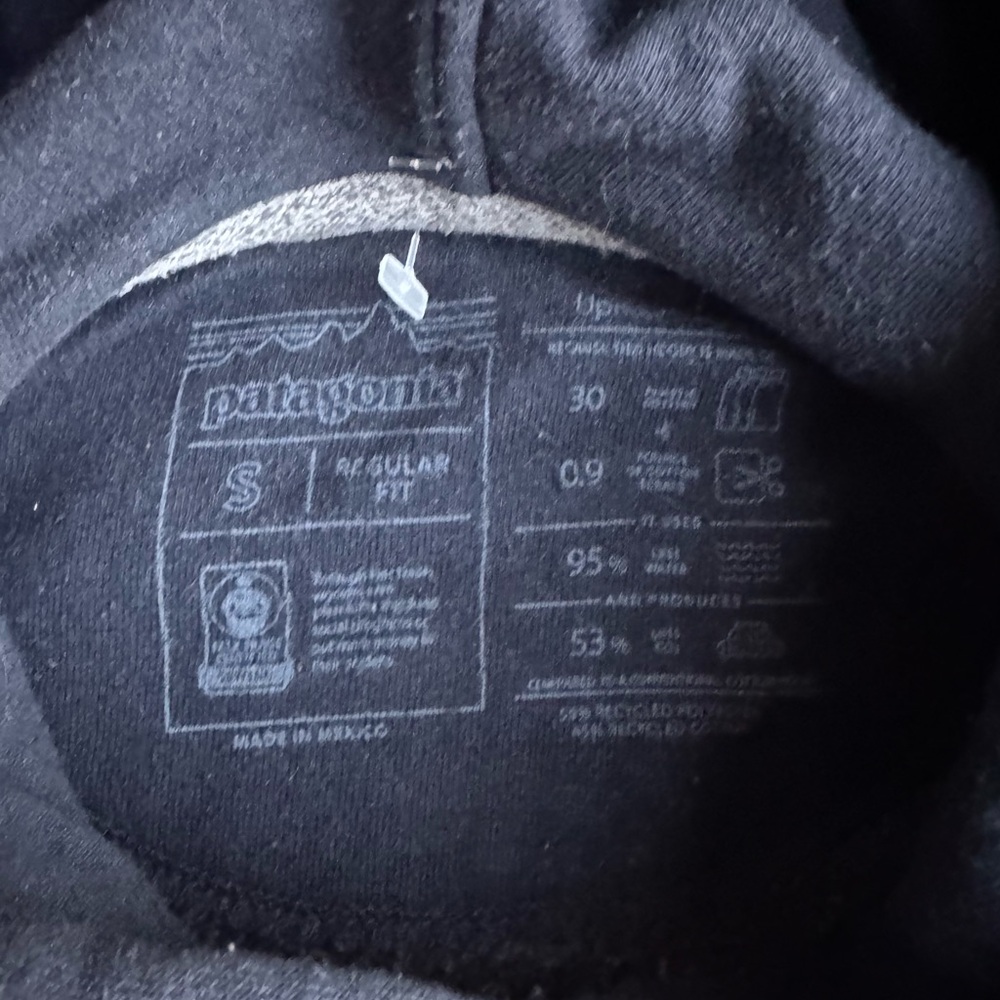 Patagonia Uprisal Hoodie Blue Mens Small Sweater Sweatshirt Outdoors Utility - Picture 6 of 8